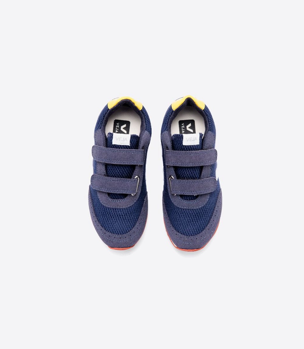 Veja Trainers Kids Navy/White - Arcade B-mesh - LUPA-89601